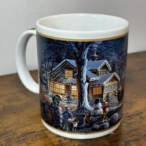 Terry‎ Redlin Winter Wonderland Mug 1997 Hadley Company Coffee Hot Cocoa Tea Mug